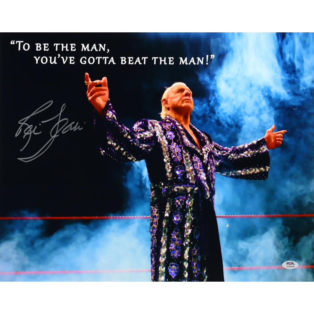 Ric Flair Signed WWF 16x20 Photo (PSA) at PristineAuction.com