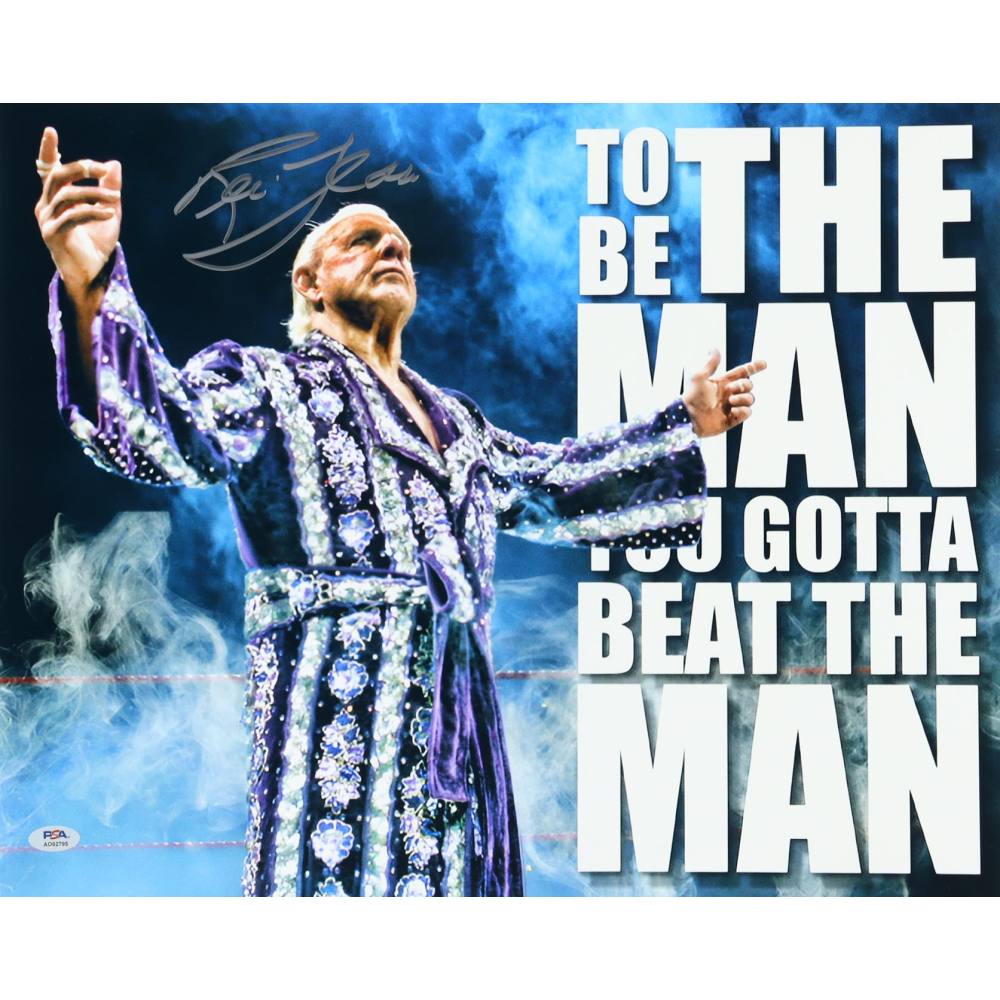 Ric Flair Signed WWF 16x20 Photo (PSA) at PristineAuction.com