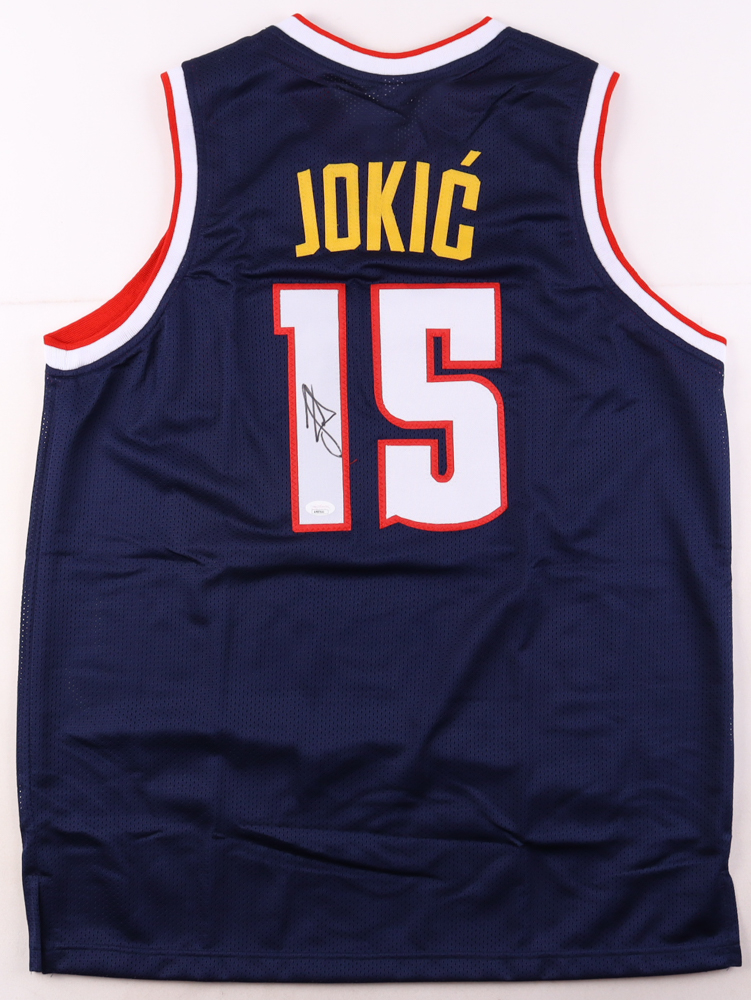 Nikola Jokic Signed Jersey (JSA) at PristineAuction.com Nikola Jokic Signed Jersey (JSA) at PristineAuction.com