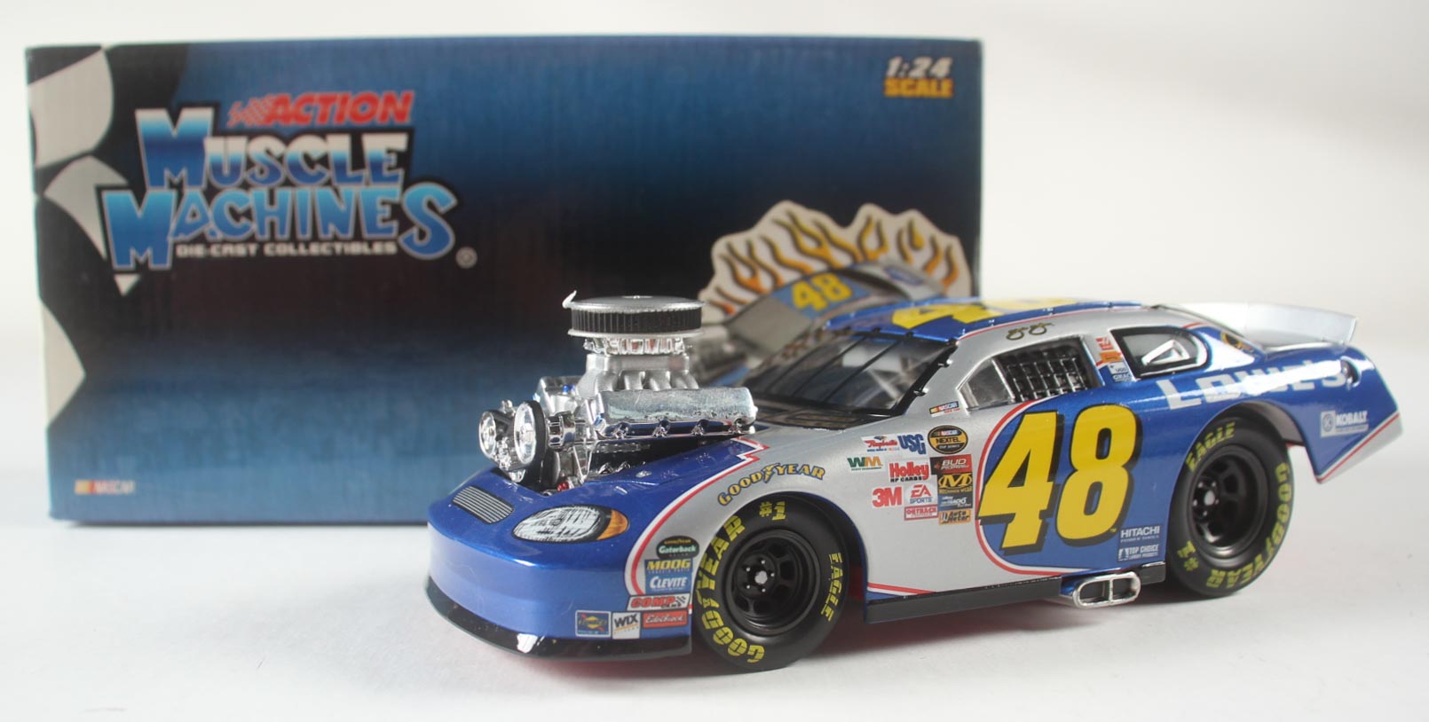 Jimmie Johnson #48 Lowe's 2005 Muscle Machines Monte Carlo 1:24 Diecast Car at PristineAuction.com Jimmie Johnson #48 Lowe's 2005 Muscle Machines Monte Carlo 1:24 Diecast Car at PristineAuction.com