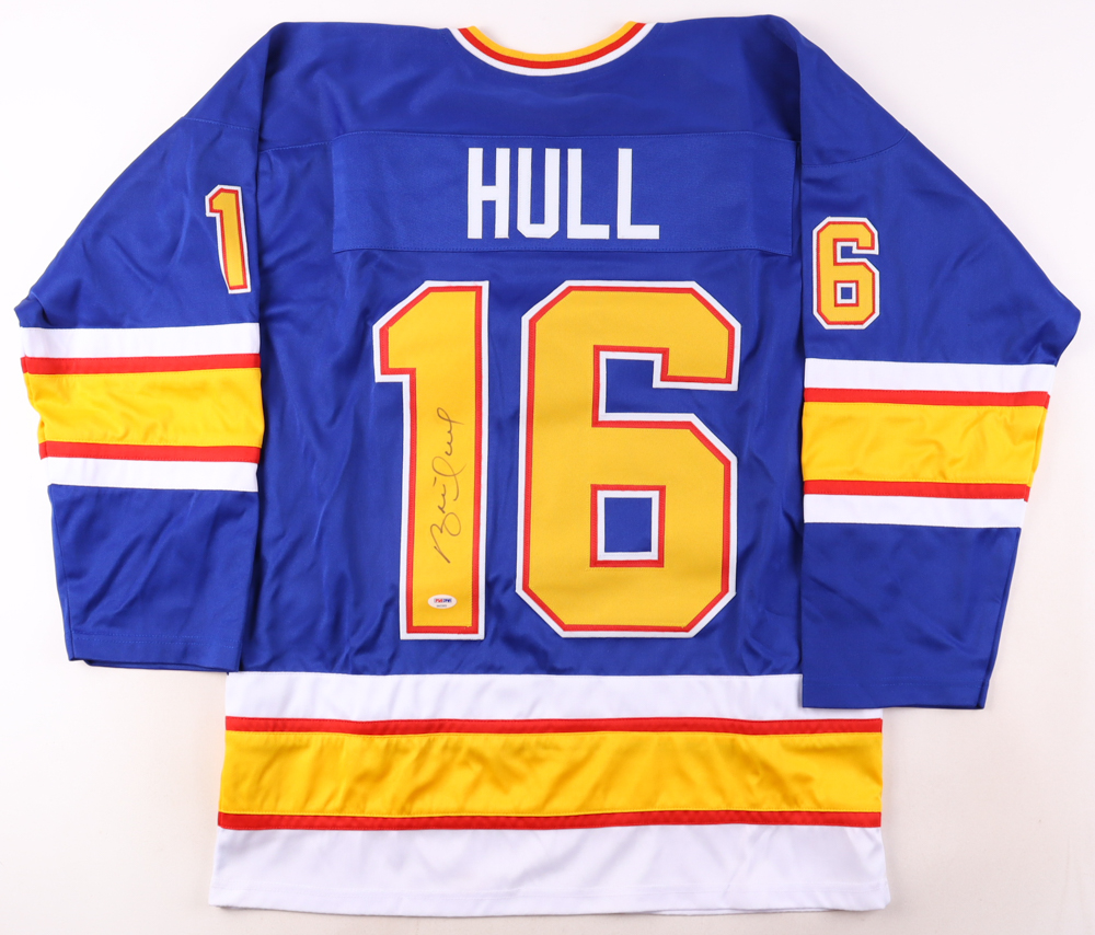 Brett Hull Signed Jersey (PSA) at PristineAuction.com Brett Hull Signed Jersey (PSA) at PristineAuction.com