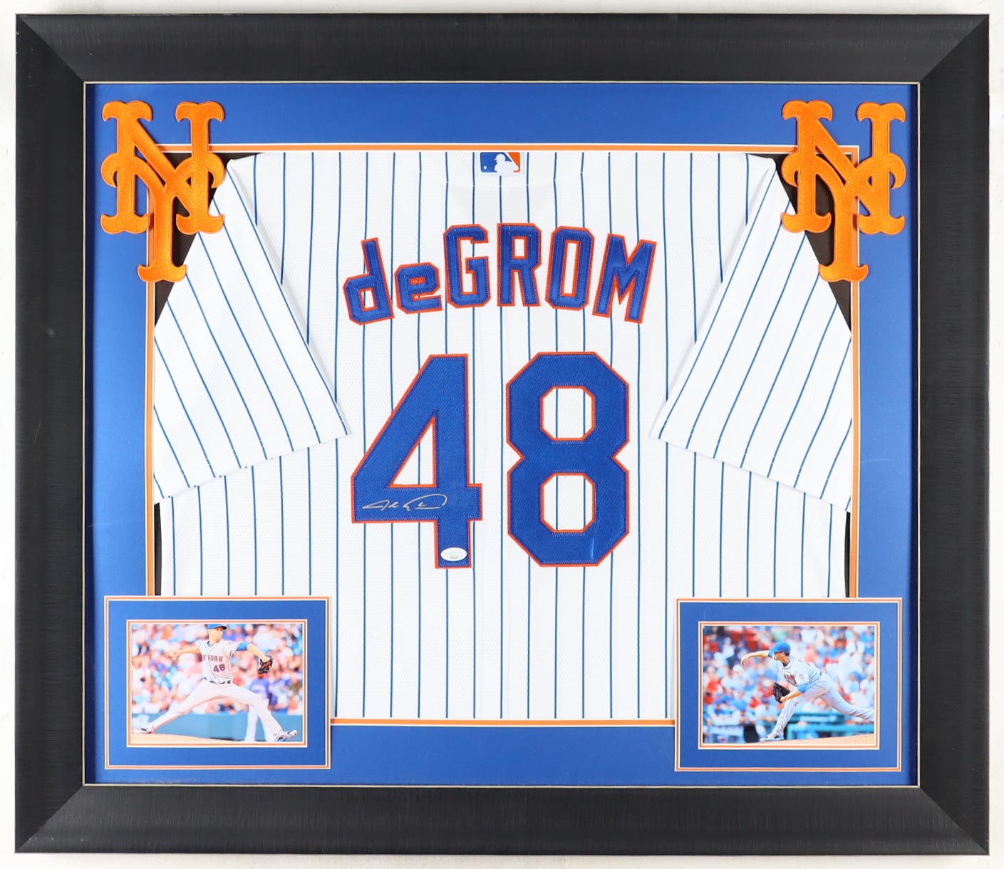 Jacob deGrom Signed Custom Framed Jersey Display (JSA) at PristineAuction.com Jacob deGrom Signed Custom Framed Jersey Display (JSA) at PristineAuction.com