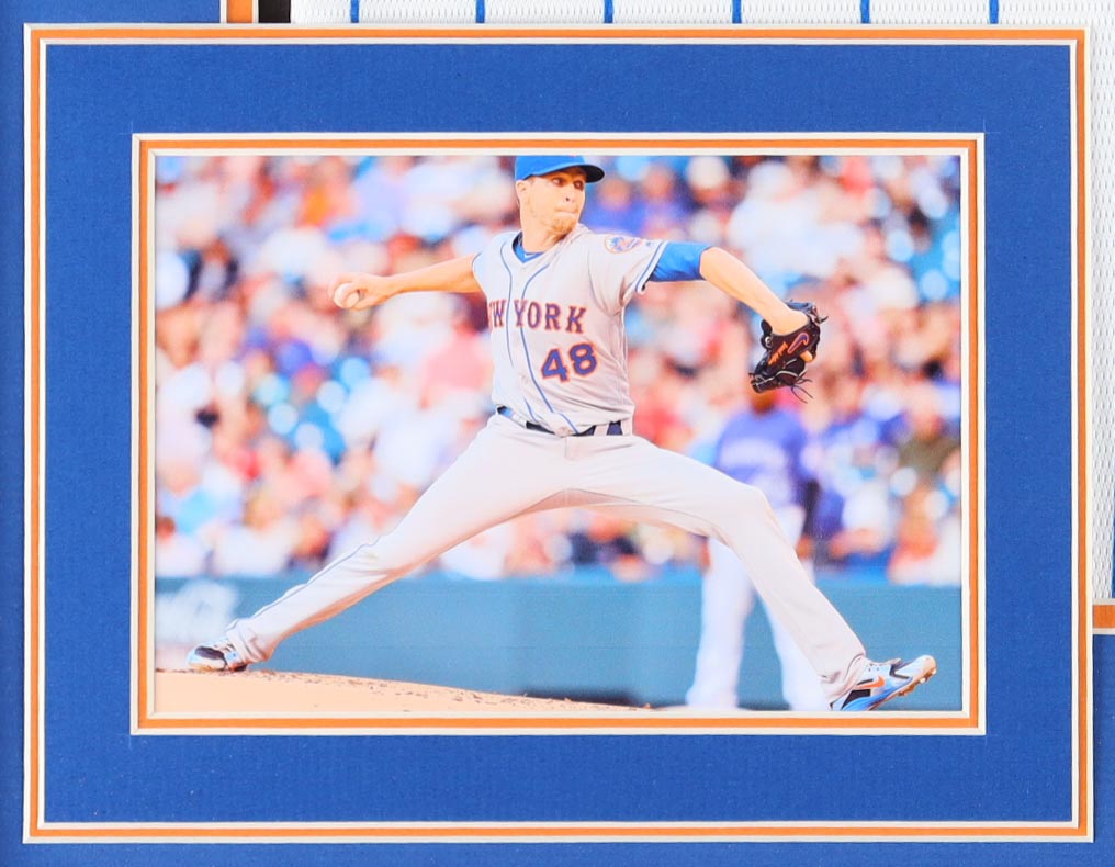 Jacob deGrom Signed Custom Framed Jersey Display (JSA) at PristineAuction.com Jacob deGrom Signed Custom Framed Jersey Display (JSA) at PristineAuction.com