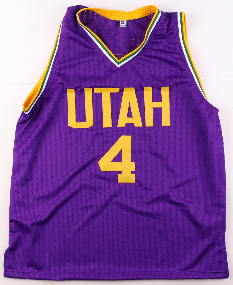 Adrian Dantley Signed Jersey Inscribed "HOF 08" (Beckett) at PristineAuction.com Adrian Dantley Signed Jersey Inscribed "HOF 08" (Beckett) at PristineAuction.com