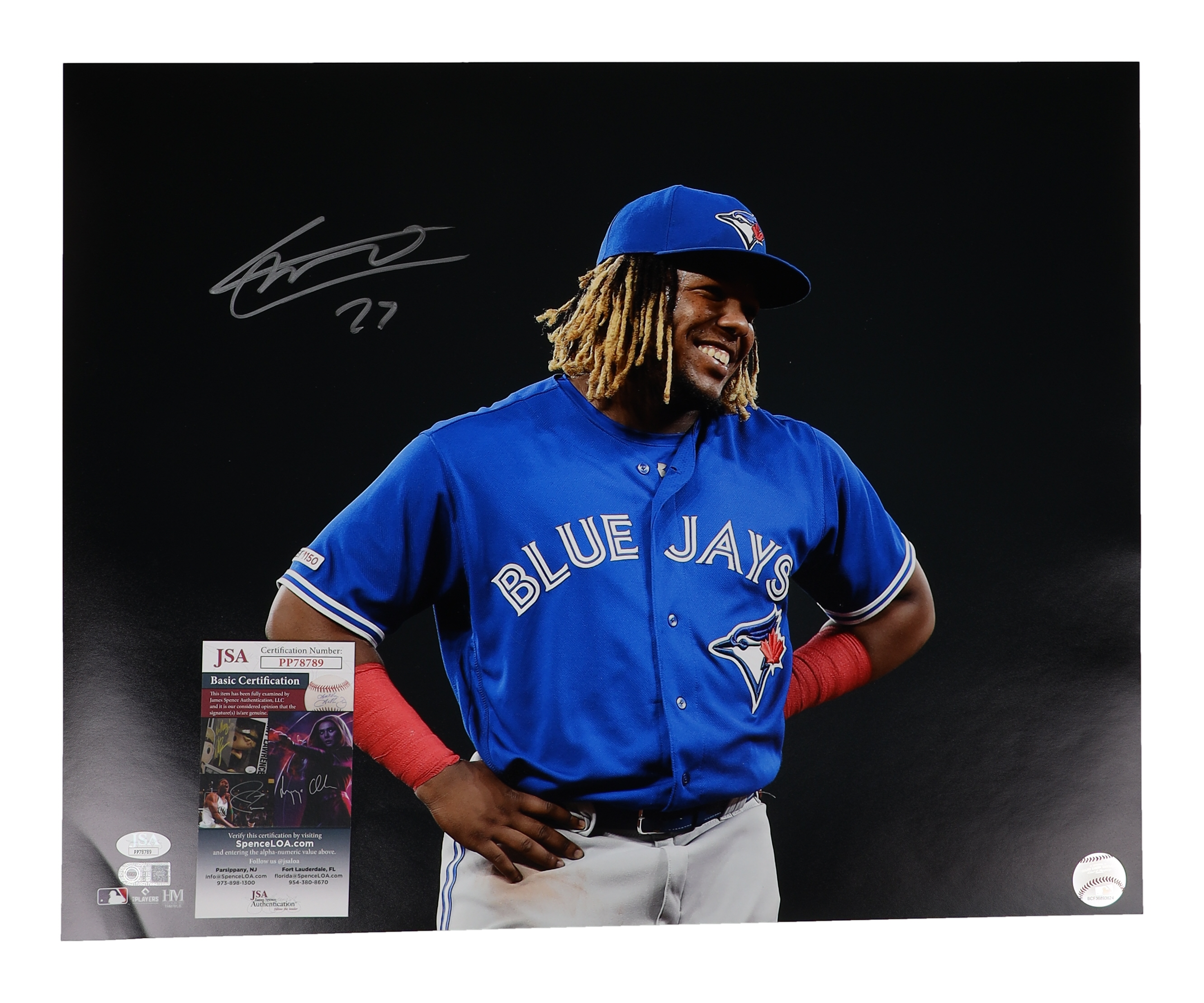 Vladimir Guerrero Jr. Signed Blue Jays 16x20 Photo (JSA & USA SM) at PristineAuction.com Vladimir Guerrero Jr. Signed Blue Jays 16x20 Photo (JSA & USA SM) at PristineAuction.com