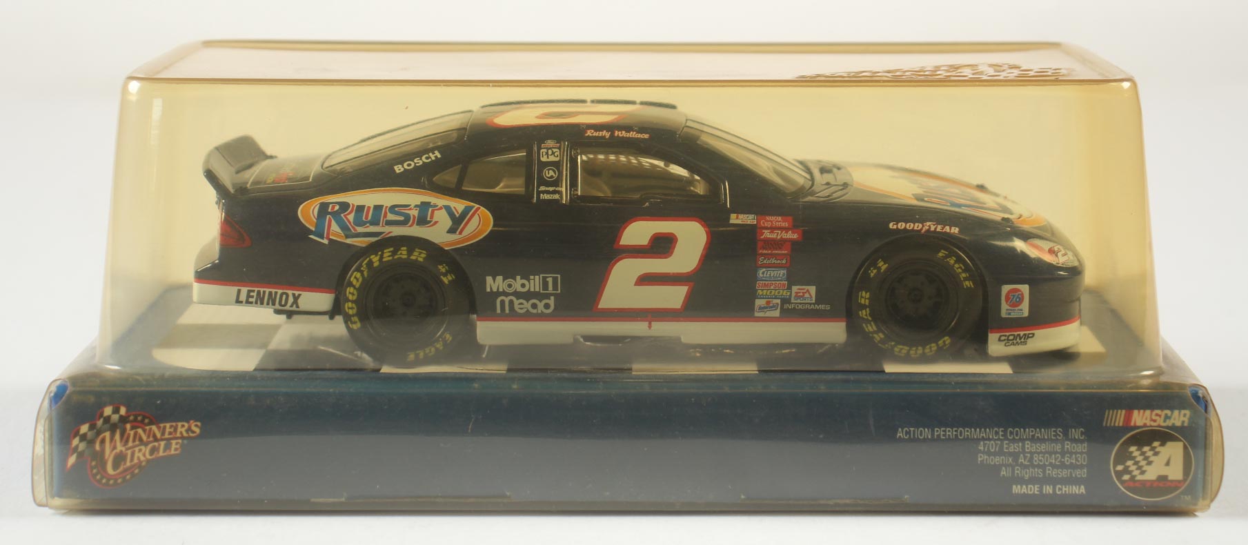 Rusty Wallace NASCAR #2 Rusty Tribute 2001 Taurus 1:24 Scale Diecast Car at PristineAuction.com Rusty Wallace NASCAR #2 Rusty Tribute 2001 Taurus 1:24 Scale Diecast Car at PristineAuction.com