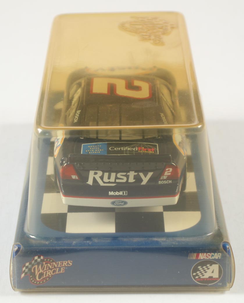Rusty Wallace NASCAR #2 Rusty Tribute 2001 Taurus 1:24 Scale Diecast Car at PristineAuction.com Rusty Wallace NASCAR #2 Rusty Tribute 2001 Taurus 1:24 Scale Diecast Car at PristineAuction.com