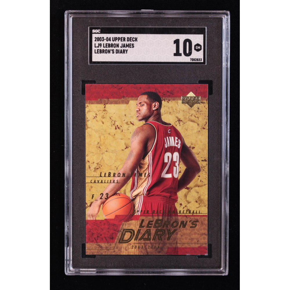 upper deck lebron's diary