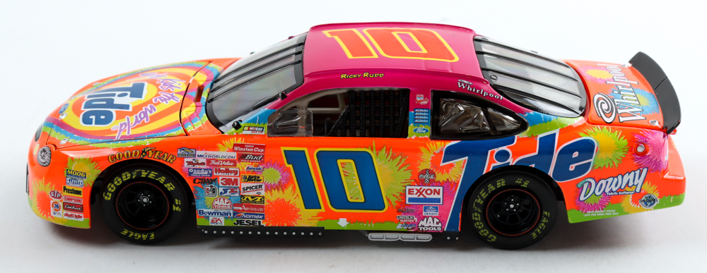 Ricky Rudd NASCAR #10 Tide Give Kids The World 1999 Taurus - 1:24 Premium Diecast Car at PristineAuction.com Ricky Rudd NASCAR #10 Tide Give Kids The World 1999 Taurus - 1:24 Premium Diecast Car at PristineAuction.com