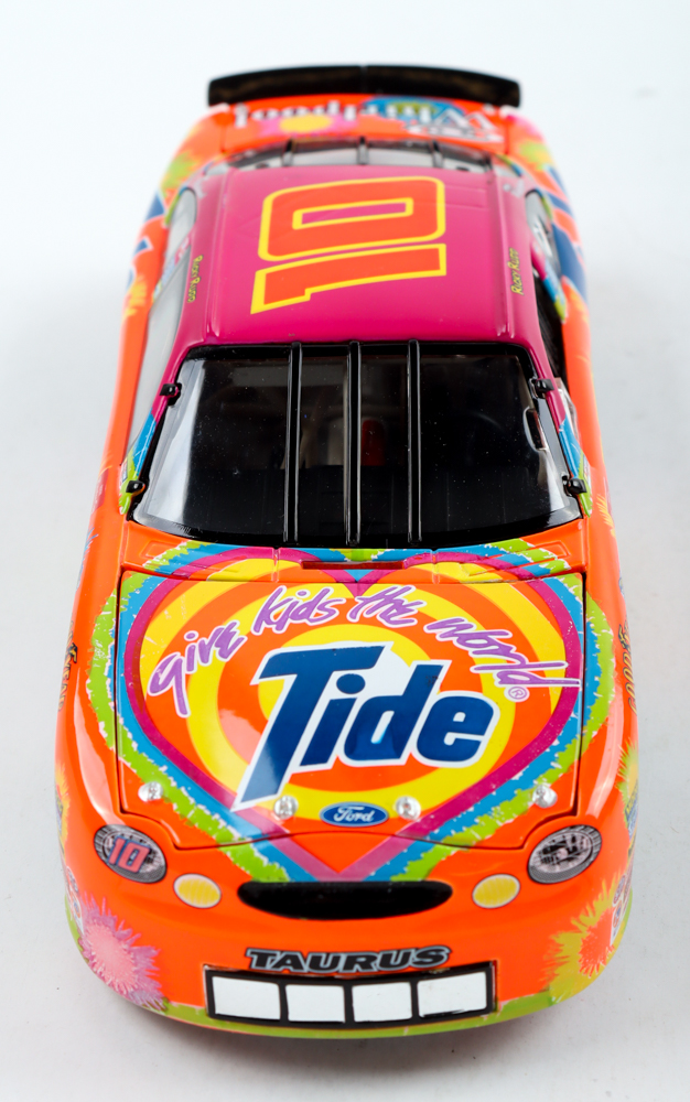 Ricky Rudd NASCAR #10 Tide Give Kids The World 1999 Taurus - 1:24 Premium Diecast Car at PristineAuction.com Ricky Rudd NASCAR #10 Tide Give Kids The World 1999 Taurus - 1:24 Premium Diecast Car at PristineAuction.com