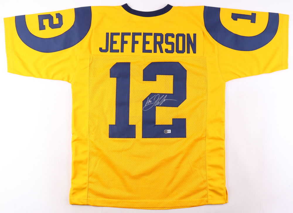 Van Jefferson Signed Jersey (Beckett) at PristineAuction.com Van Jefferson Signed Jersey (Beckett) at PristineAuction.com