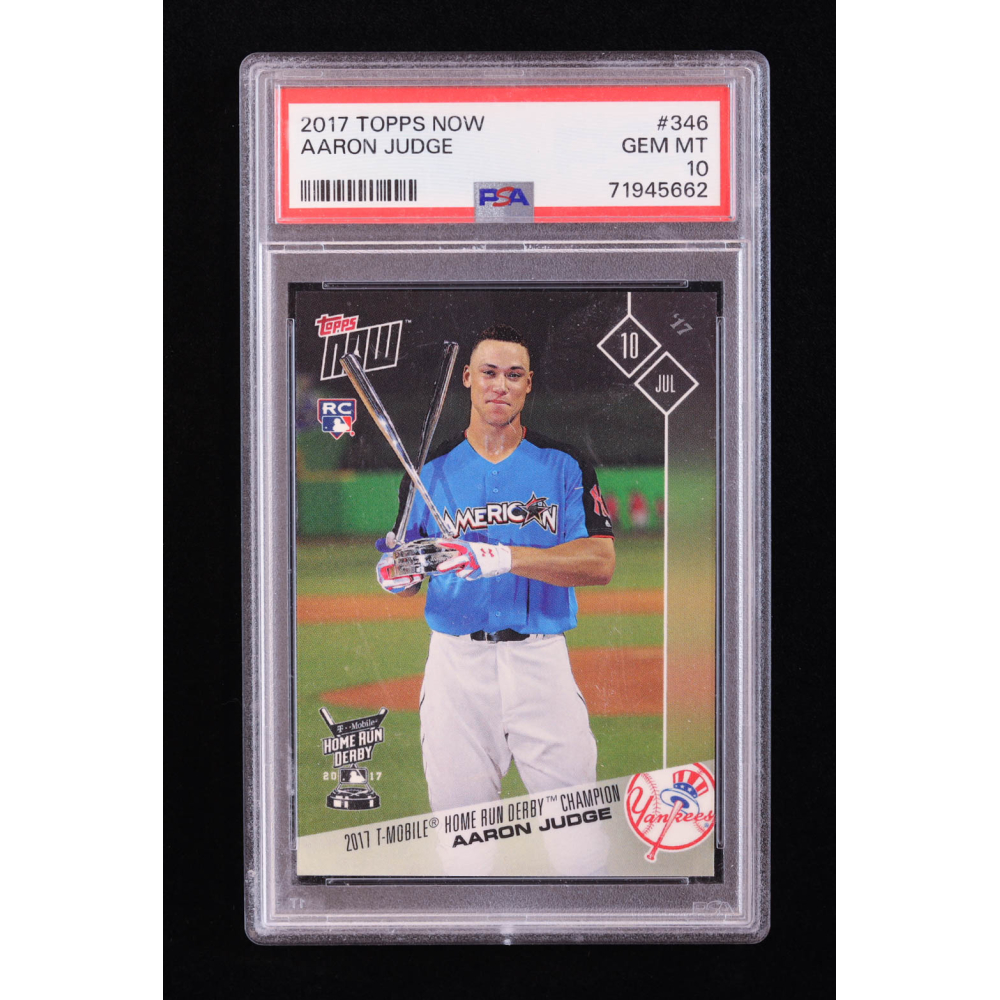 Aaron Judge 2017 Topps Now #346 RC (PSA 10) | Pristine Auction