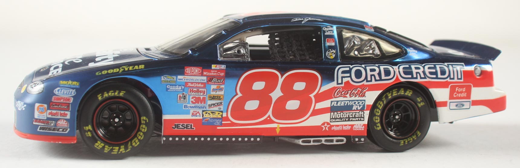 Dale Jarrett LE #88 Quality Care | Last Lap of The Century | 1999 Ford Taurus Elite 1:24 Die-Cast Car at PristineAuction.com Dale Jarrett LE #88 Quality Care | Last Lap of The Century | 1999 Ford Taurus Elite 1:24 Die-Cast Car at PristineAuction.com