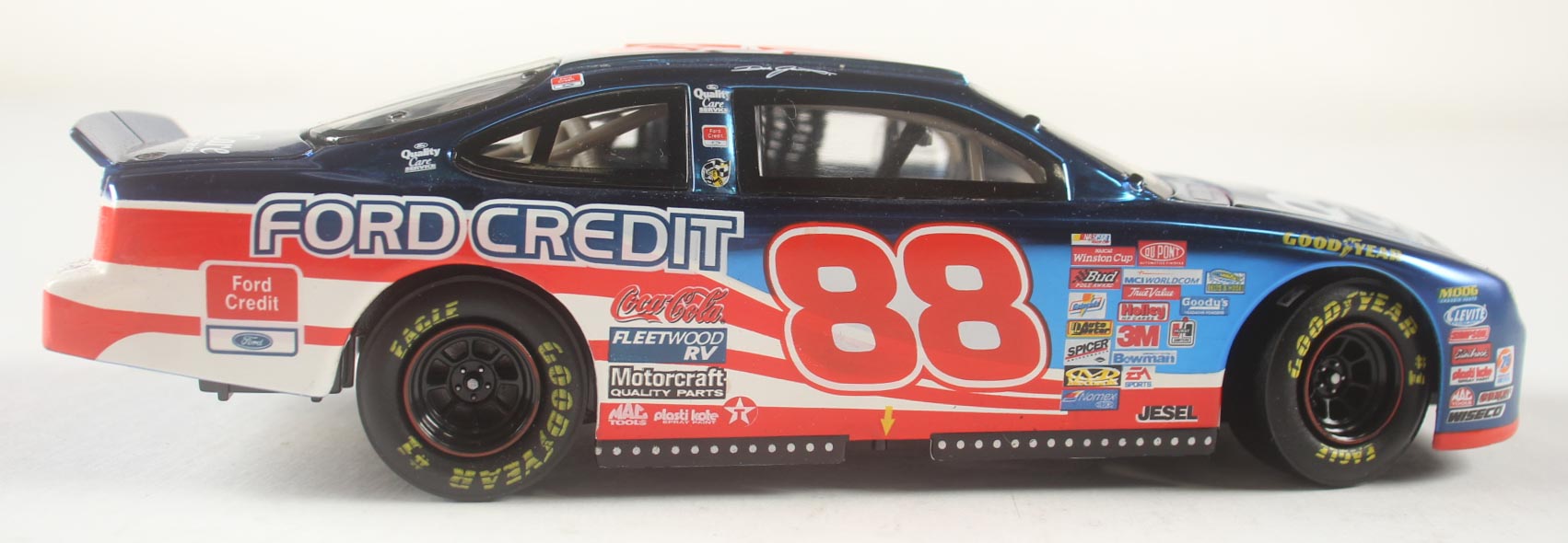 Dale Jarrett LE #88 Quality Care | Last Lap of The Century | 1999 Ford Taurus Elite 1:24 Die-Cast Car at PristineAuction.com Dale Jarrett LE #88 Quality Care | Last Lap of The Century | 1999 Ford Taurus Elite 1:24 Die-Cast Car at PristineAuction.com