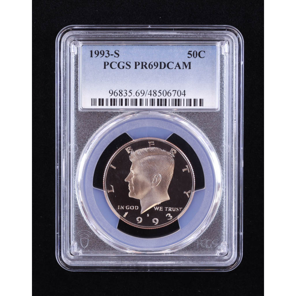 1993 S Kennedy Half Dollar Silver Proof Coin Value Prices, Photos