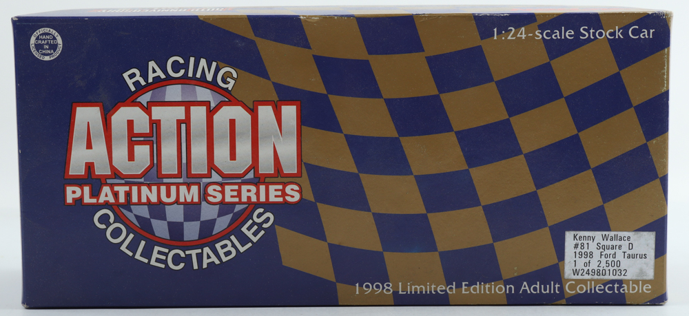 Kenny Wallace LE NASCAR #81 Square D 1998 Ford Taurus - 1:24 Premium Die-Cast Car at PristineAuction.com Kenny Wallace LE NASCAR #81 Square D 1998 Ford Taurus - 1:24 Premium Die-Cast Car at PristineAuction.com