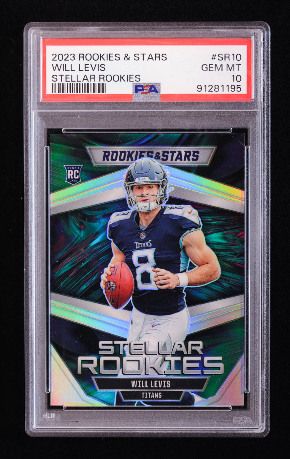 Will Levis 2023 Rookies and Stars Stellar Rookies Silver #10 RC (PSA 10) at PristineAuction.com Will Levis 2023 Rookies and Stars Stellar Rookies Silver #10 RC (PSA 10) at PristineAuction.com
