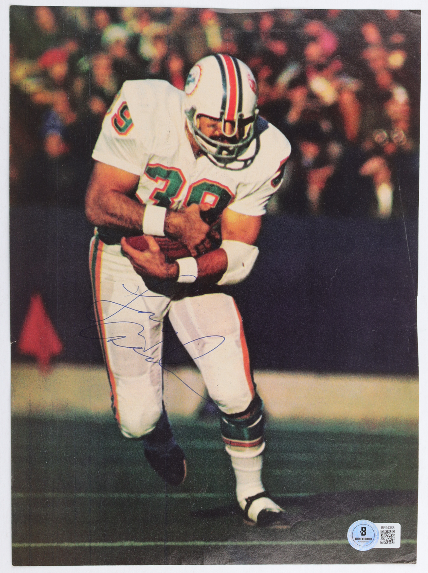 Larry Csonka Signed Dolphins 8x10 Magazine Photo (Beckett) at PristineAuction.com Larry Csonka Signed Dolphins 8x10 Magazine Photo (Beckett) at PristineAuction.com