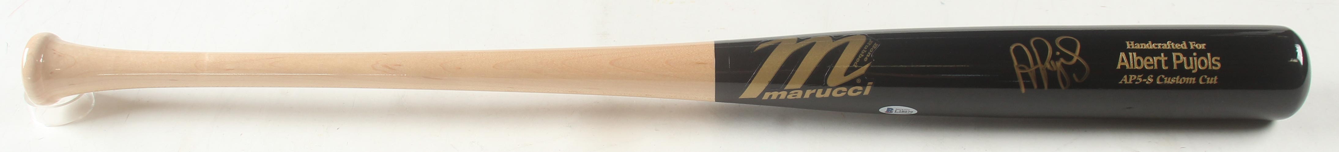 Albert Pujols Signed Marucci Player Model Baseball Bat (Beckett) at PristineAuction.com Albert Pujols Signed Marucci Player Model Baseball Bat (Beckett) at PristineAuction.com