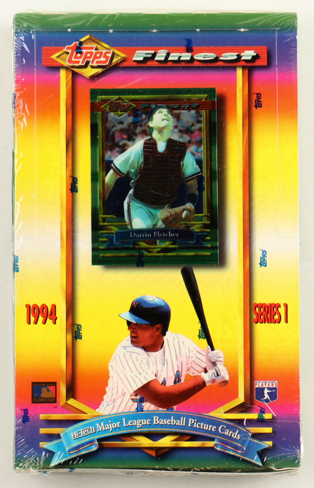 1994 Topps Finest Series 1 Baseball Hobby Box With (24) Pack at PristineAuction.com 1994 Topps Finest Series 1 Baseball Hobby Box With (24) Pack at PristineAuction.com