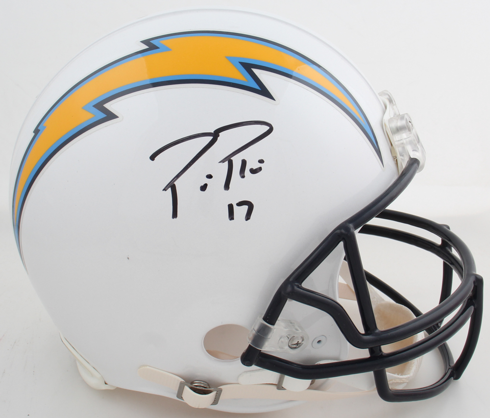 Philip Rivers Signed Chargers Full-Size Authentic On-Field Helmet (Radtke) at PristineAuction.com Philip Rivers Signed Chargers Full-Size Authentic On-Field Helmet (Radtke) at PristineAuction.com