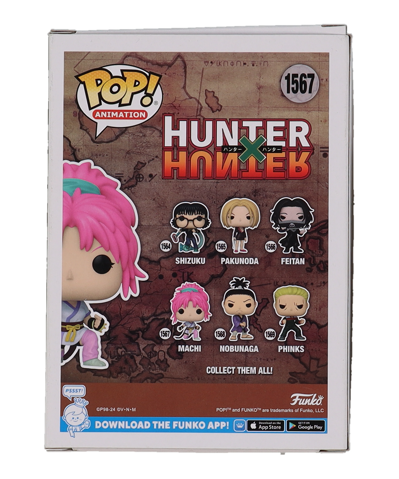 Abby Trott Signed "Hunter x Hunter" #1567 Machi Funko Pop! Vinyl Figure with Extensive Inscription (JSA) at PristineAuction.com Abby Trott Signed "Hunter x Hunter" #1567 Machi Funko Pop! Vinyl Figure with Extensive Inscription (JSA) at PristineAuction.com