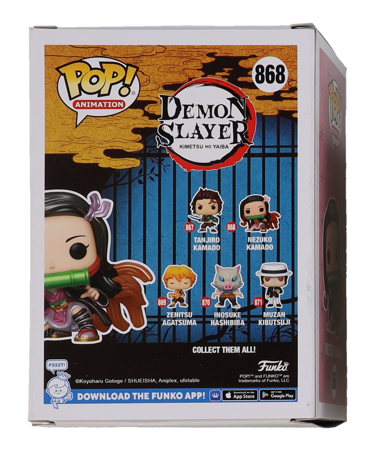 Abby Trott Signed "Demon Slayer" #868 Nezuko Kamado Funko Pop! Vinyl Figure with Extensive Inscription (JSA) at PristineAuction.com Abby Trott Signed "Demon Slayer" #868 Nezuko Kamado Funko Pop! Vinyl Figure with Extensive Inscription (JSA) at PristineAuction.com