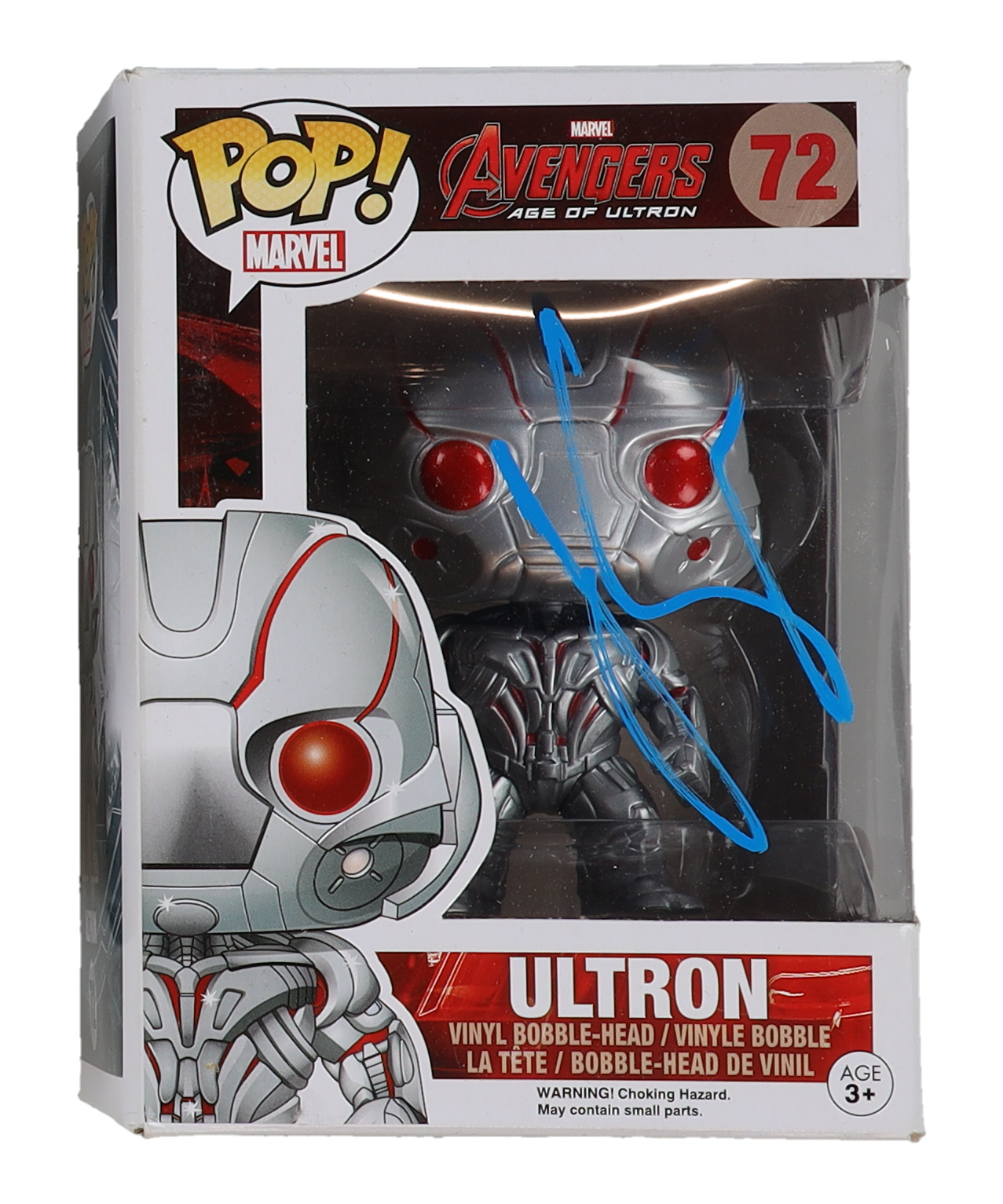 James Spader Signed "Avengers: Age of Ultron" #72 Ultron Bobble-Head Funko Pop! Vinyl Figure (JSA) at PristineAuction.com James Spader Signed "Avengers: Age of Ultron" #72 Ultron Bobble-Head Funko Pop! Vinyl Figure (JSA) at PristineAuction.com