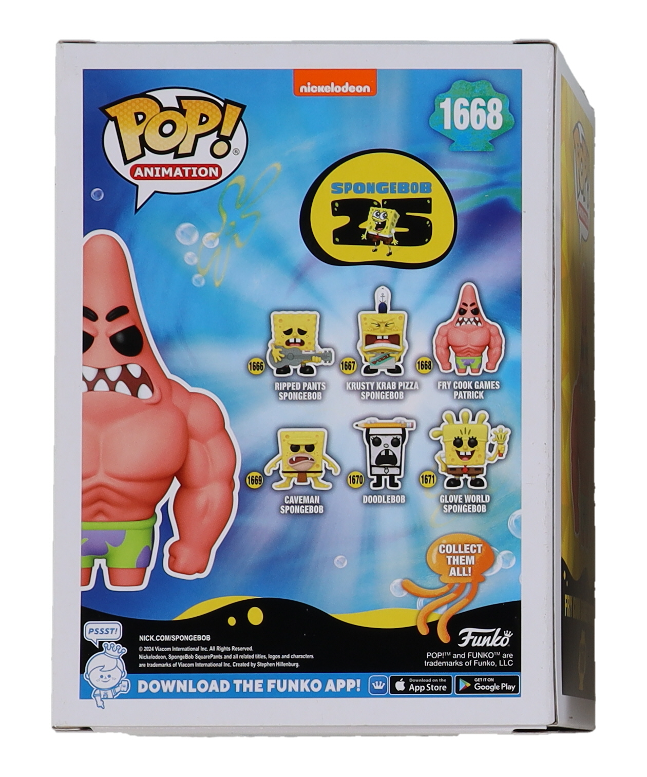 Bill Fagerbakke Signed "SpongeBob SquarePants" #1668 Fry Cook Games Patrick Funko Pop! Vinyl Figure (JSA) at PristineAuction.com Bill Fagerbakke Signed "SpongeBob SquarePants" #1668 Fry Cook Games Patrick Funko Pop! Vinyl Figure (JSA) at PristineAuction.com