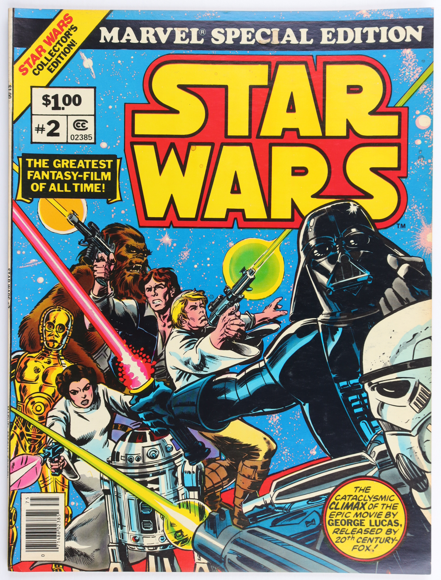 1977 "Star Wars" Issue #2 Marvel Comic Book | Giant Special Edition ...