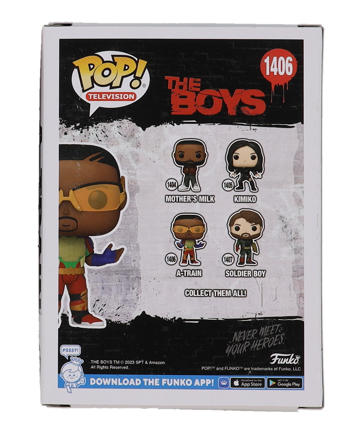 Jessie T. Usher Signed "The Boys" #1406 A-Train Funko Pop! Vinyl Figure (JSA) at PristineAuction.com Jessie T. Usher Signed "The Boys" #1406 A-Train Funko Pop! Vinyl Figure (JSA) at PristineAuction.com