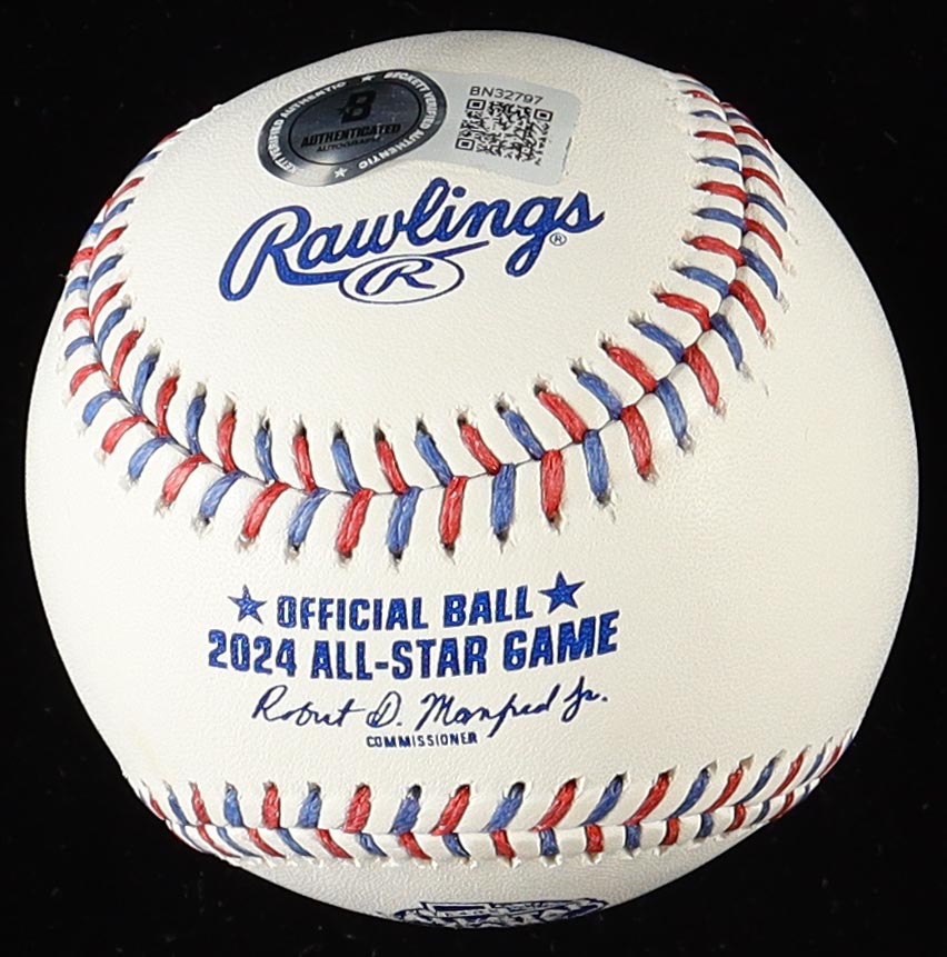 Juan Soto Signed 2024 All-Star Game Logo Baseball (Beckett) at PristineAuction.com Juan Soto Signed 2024 All-Star Game Logo Baseball (Beckett) at PristineAuction.com