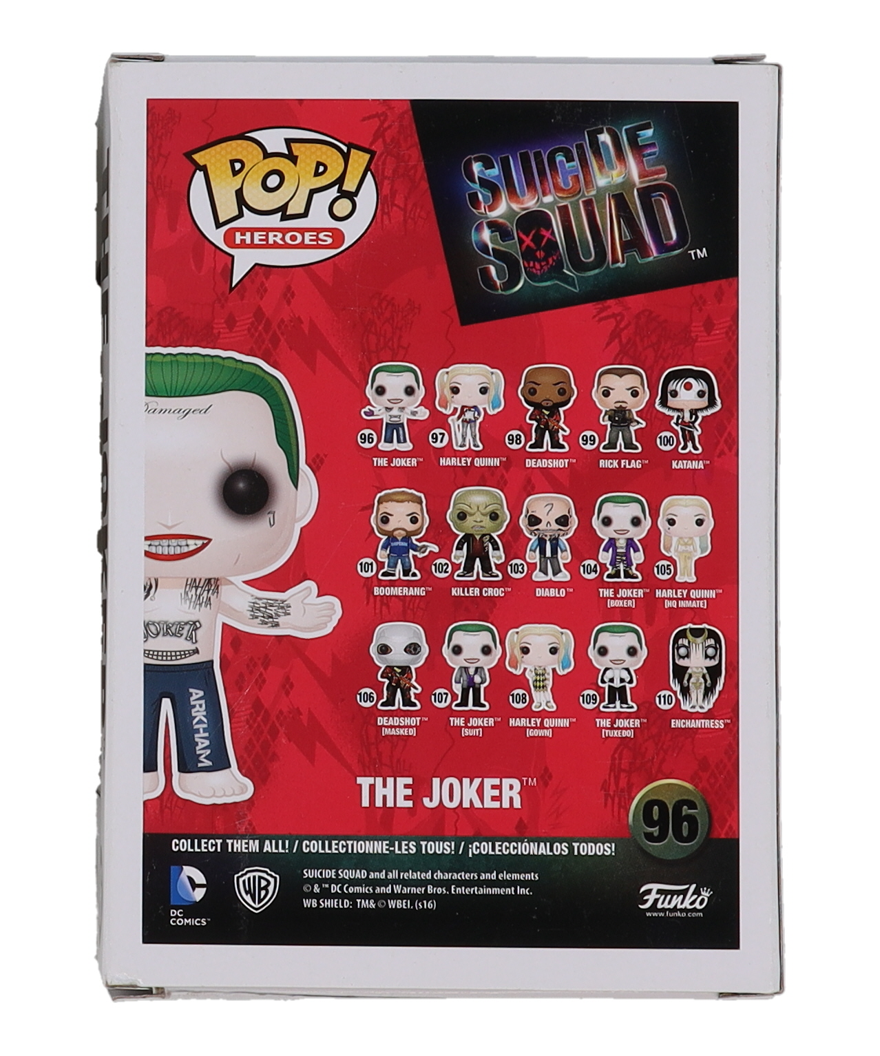 Jared Leto Signed "Suicide Squad" #96 The Joker Funko Pop! Vinyl Figure (PSA) at PristineAuction.com Jared Leto Signed "Suicide Squad" #96 The Joker Funko Pop! Vinyl Figure (PSA) at PristineAuction.com