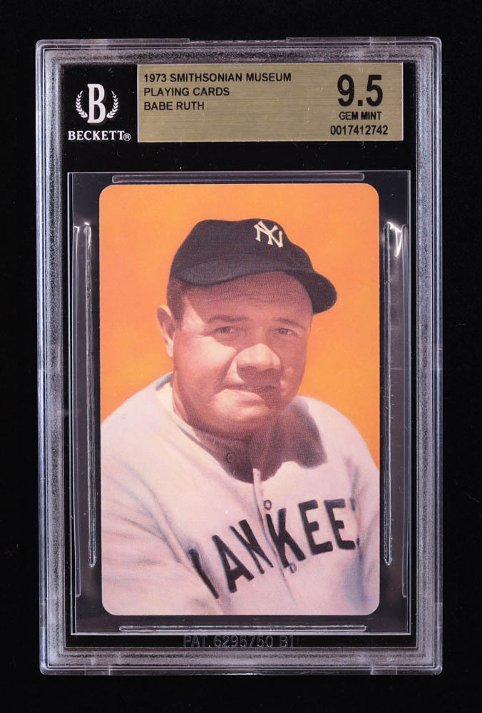 Babe Ruth 1973 Smithsonian Museum Playing Card (BGS 9.5) | Pristine Auction