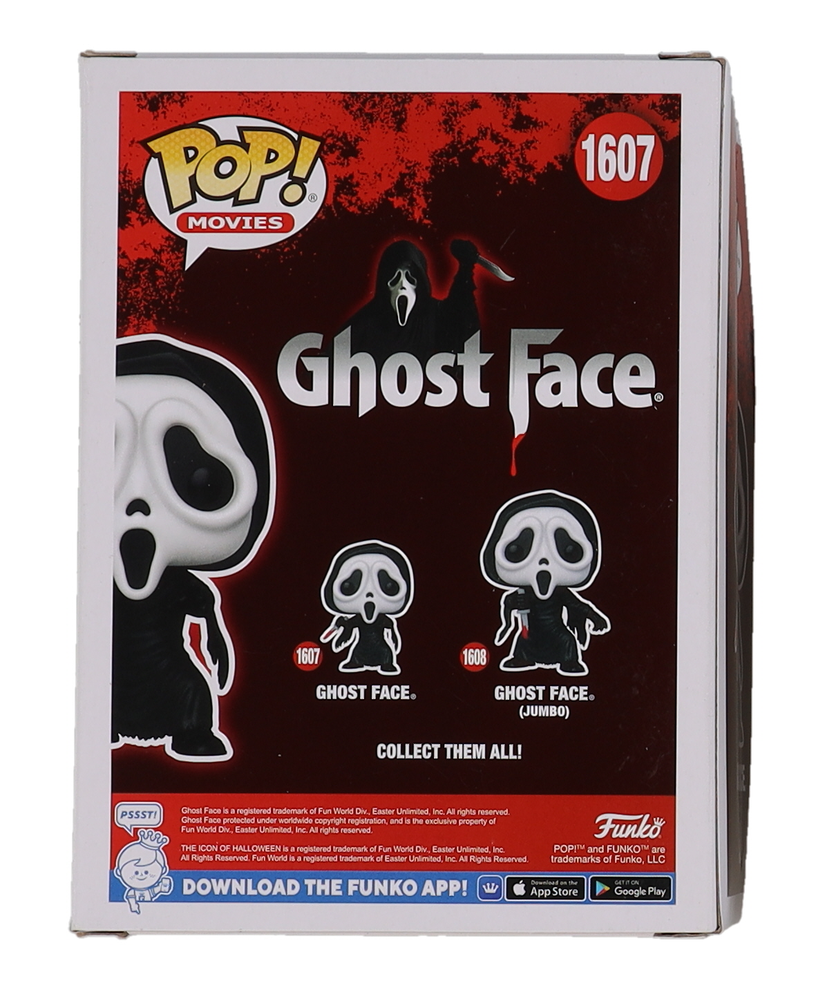 Skeet Ulrich Signed "Ghost Face" #1607 Ghost Face Funko Pop! Vinyl Figure (Beckett) at PristineAuction.com Skeet Ulrich Signed "Ghost Face" #1607 Ghost Face Funko Pop! Vinyl Figure (Beckett) at PristineAuction.com
