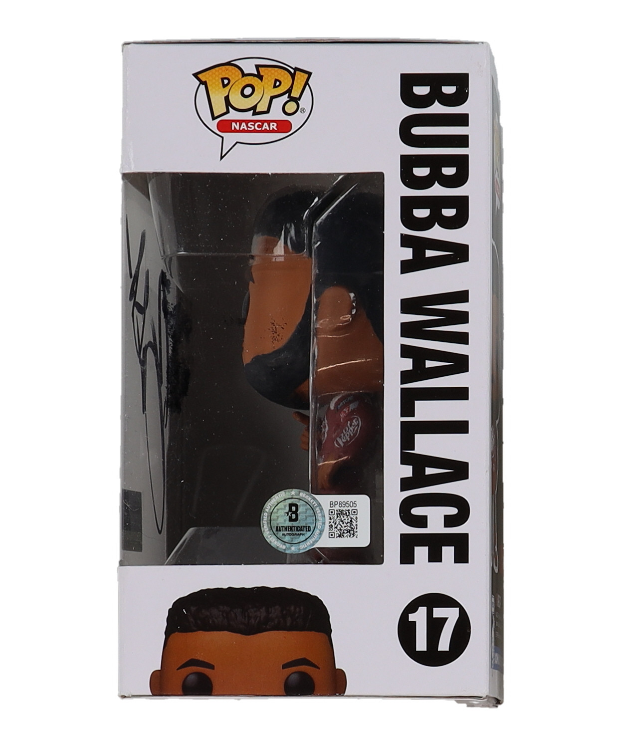 Bubba Wallace Signed "NASCAR" #17 Bubba Wallace Funko Pop! Vinyl Figure (Beckett) at PristineAuction.com Bubba Wallace Signed "NASCAR" #17 Bubba Wallace Funko Pop! Vinyl Figure (Beckett) at PristineAuction.com