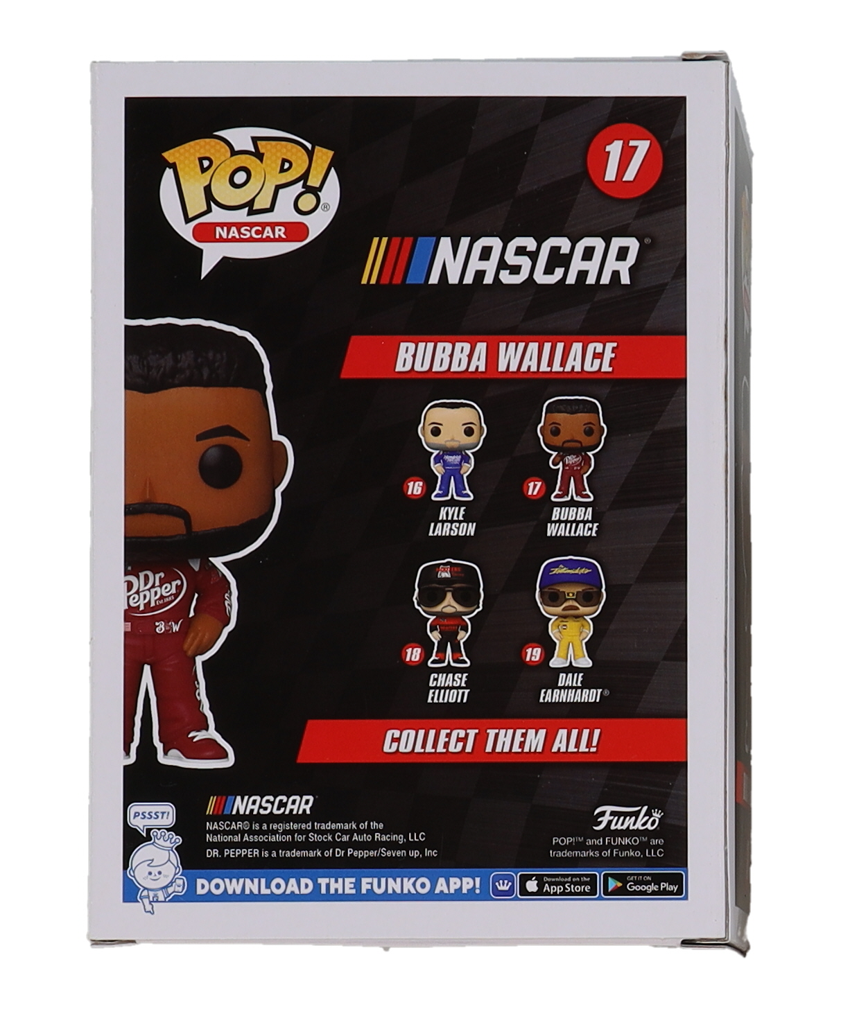 Bubba Wallace Signed "NASCAR" #17 Bubba Wallace Funko Pop! Vinyl Figure (Beckett) at PristineAuction.com Bubba Wallace Signed "NASCAR" #17 Bubba Wallace Funko Pop! Vinyl Figure (Beckett) at PristineAuction.com