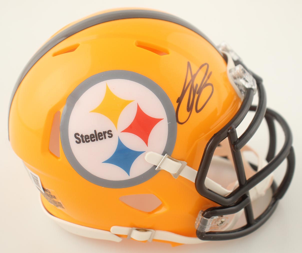 Le'Veon Bell Signed Steelers Speed Mini Helmet (Beckett) at PristineAuction.com Le'Veon Bell Signed Steelers Speed Mini Helmet (Beckett) at PristineAuction.com