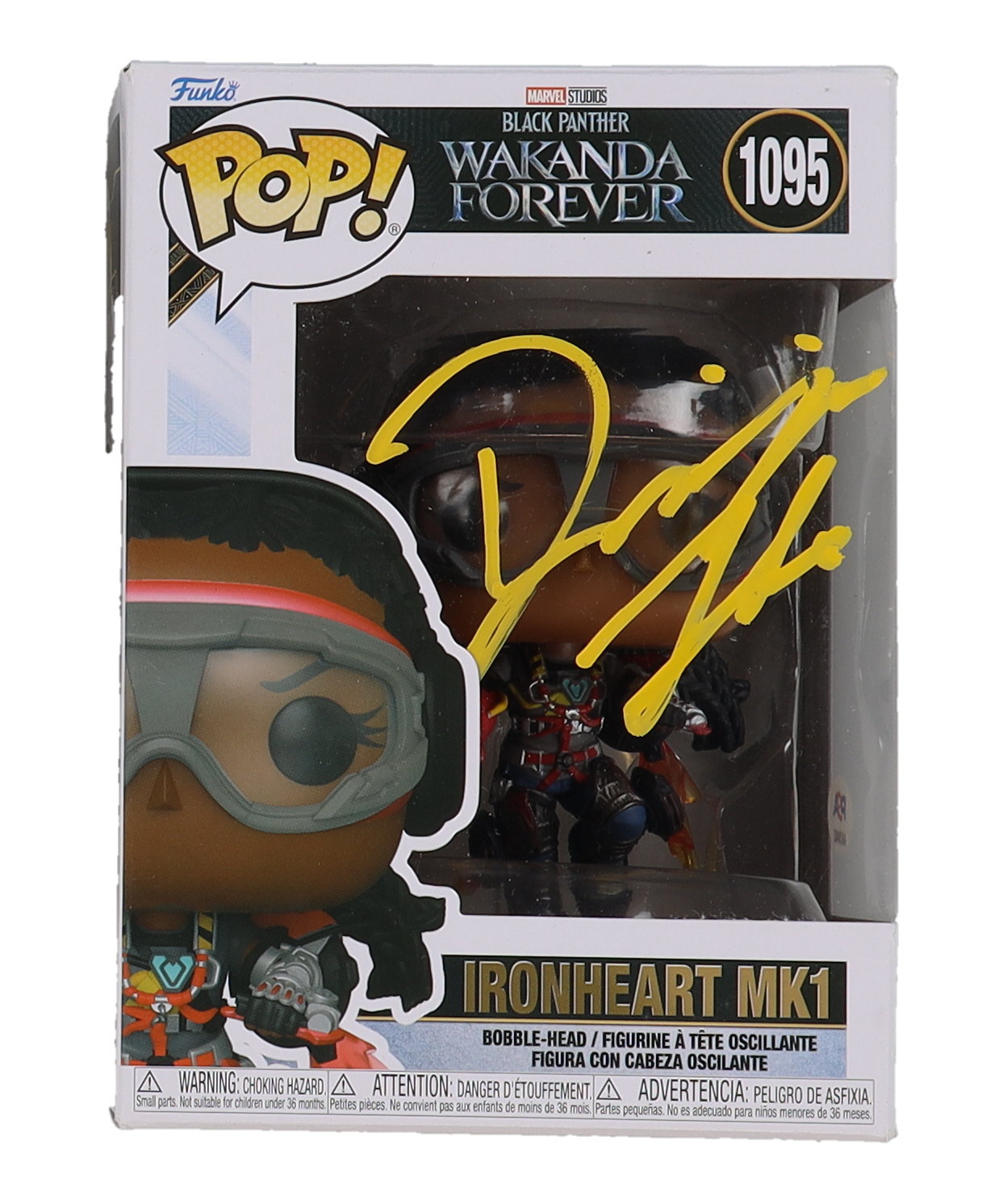 Dominique Thorne Signed "Black Panther: Wakanda Forever" #1095 Ironheart MK1 Funko Pop! Vinyl Figure (PSA) at PristineAuction.com Dominique Thorne Signed "Black Panther: Wakanda Forever" #1095 Ironheart MK1 Funko Pop! Vinyl Figure (PSA) at PristineAuction.com
