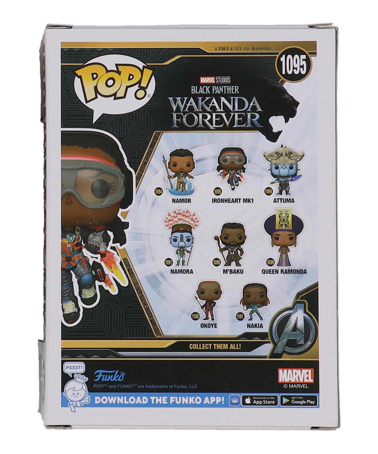 Dominique Thorne Signed "Black Panther: Wakanda Forever" #1095 Ironheart MK1 Funko Pop! Vinyl Figure (PSA) at PristineAuction.com Dominique Thorne Signed "Black Panther: Wakanda Forever" #1095 Ironheart MK1 Funko Pop! Vinyl Figure (PSA) at PristineAuction.com