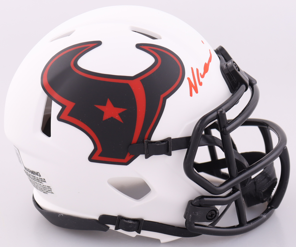 Nico Collins Signed Texans Lunar Eclipse Alternate Speed Mini Helmet (Beckett) at PristineAuction.com Nico Collins Signed Texans Lunar Eclipse Alternate Speed Mini Helmet (Beckett) at PristineAuction.com