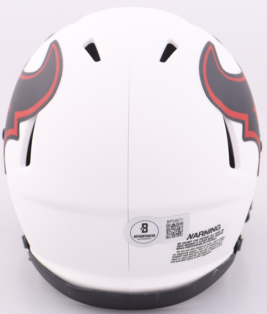 Nico Collins Signed Texans Lunar Eclipse Alternate Speed Mini Helmet (Beckett) at PristineAuction.com Nico Collins Signed Texans Lunar Eclipse Alternate Speed Mini Helmet (Beckett) at PristineAuction.com