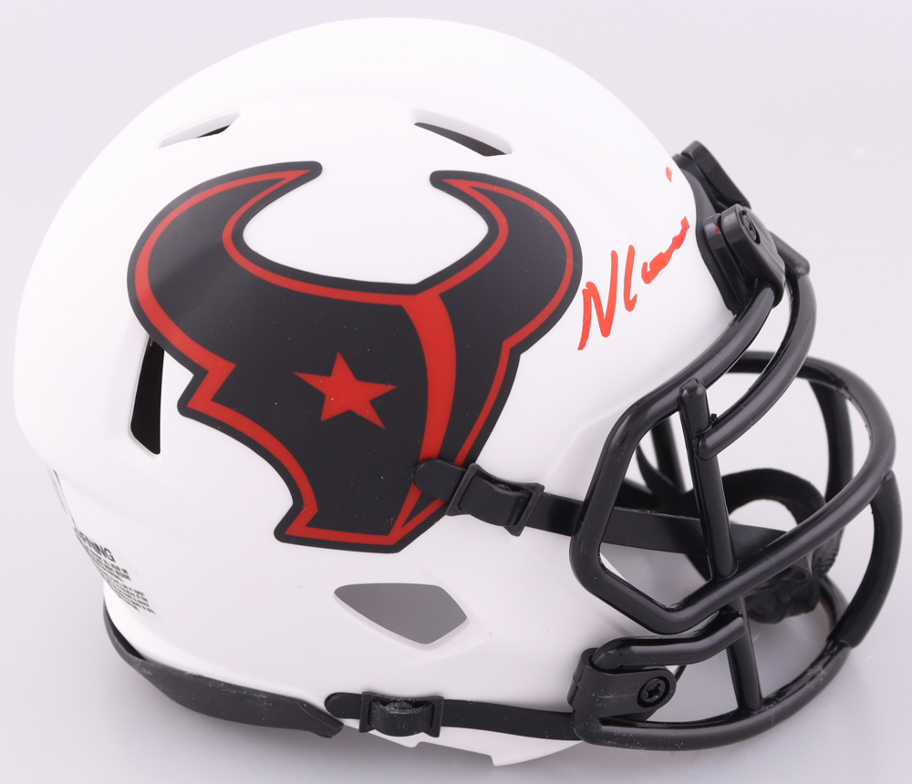 Nico Collins Signed Texans Lunar Eclipse Alternate Speed Mini Helmet (Beckett) at PristineAuction.com Nico Collins Signed Texans Lunar Eclipse Alternate Speed Mini Helmet (Beckett) at PristineAuction.com