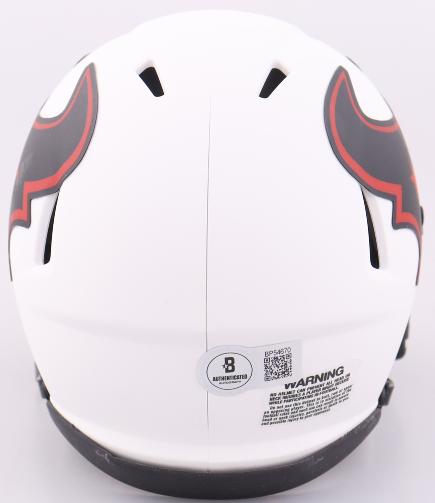 Nico Collins Signed Texans Lunar Eclipse Alternate Speed Mini Helmet (Beckett) at PristineAuction.com Nico Collins Signed Texans Lunar Eclipse Alternate Speed Mini Helmet (Beckett) at PristineAuction.com