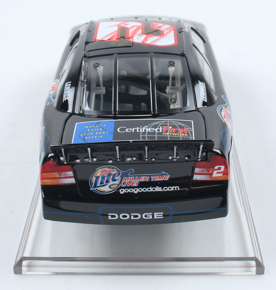 Rusty Wallace Signed LE #2 Miller Lite | Miller Time Live | Goo Goo Dolls | 2003 Intrepid Club Car 1:24 Die-Cast Car (Beckett) at PristineAuction.com Rusty Wallace Signed LE #2 Miller Lite | Miller Time Live | Goo Goo Dolls | 2003 Intrepid Club Car 1:24 Die-Cast Car (Beckett) at PristineAuction.com