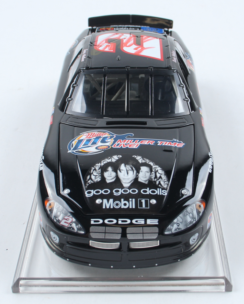 Rusty Wallace Signed LE #2 Miller Lite | Miller Time Live | Goo Goo Dolls | 2003 Intrepid Club Car 1:24 Die-Cast Car (Beckett) at PristineAuction.com Rusty Wallace Signed LE #2 Miller Lite | Miller Time Live | Goo Goo Dolls | 2003 Intrepid Club Car 1:24 Die-Cast Car (Beckett) at PristineAuction.com