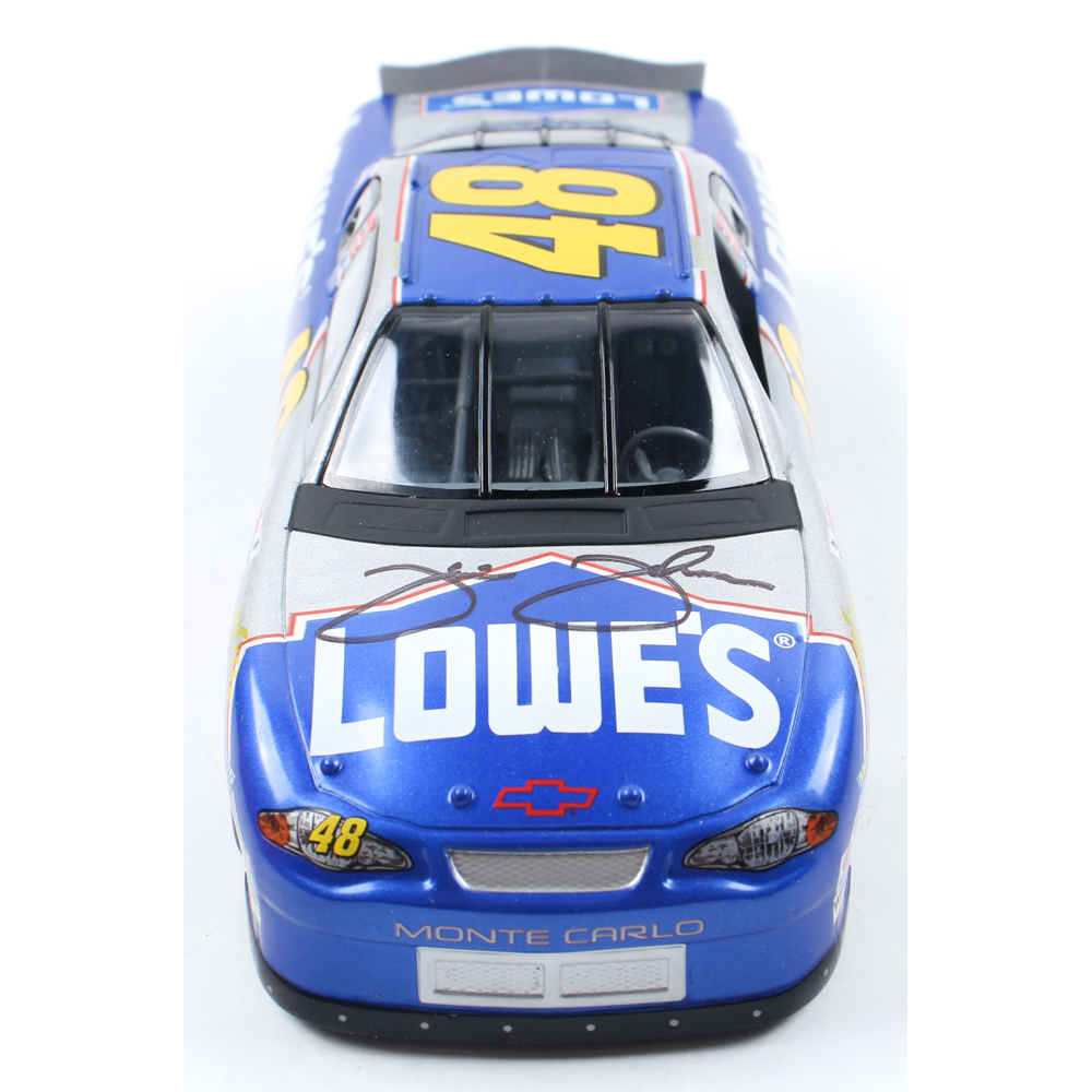 Jimmie Johnson Signed NASCAR #48 Lowe's 2002 Monte Carlo 1:24 Scale ...