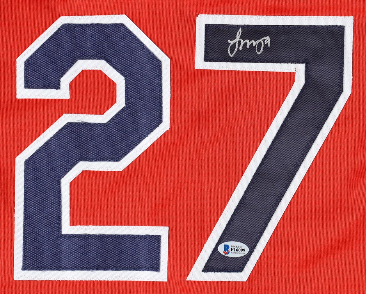 Francisco Mejia Signed Jersey (Beckett) at PristineAuction.com Francisco Mejia Signed Jersey (Beckett) at PristineAuction.com