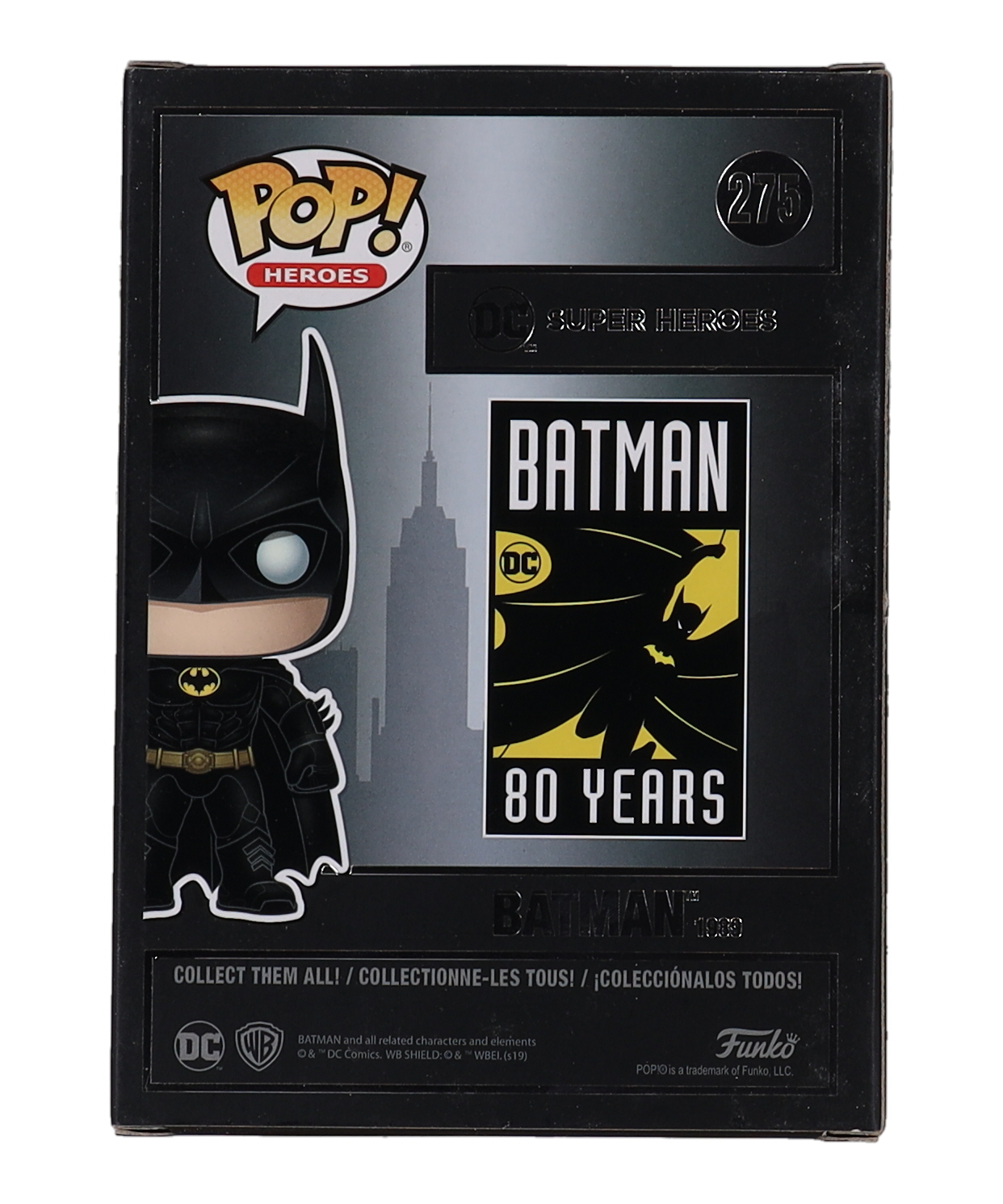 Michael Keaton Signed "Batman" #275 Batman 1989 Funko Pop! Vinyl Figure (ACOA) at PristineAuction.com Michael Keaton Signed "Batman" #275 Batman 1989 Funko Pop! Vinyl Figure (ACOA) at PristineAuction.com