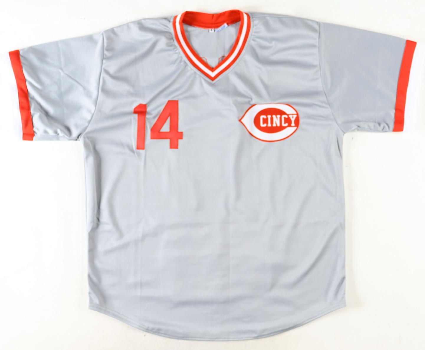 Pete Rose Signed Career Highlight Stat Jersey (JSA) at PristineAuction.com Pete Rose Signed Career Highlight Stat Jersey (JSA) at PristineAuction.com